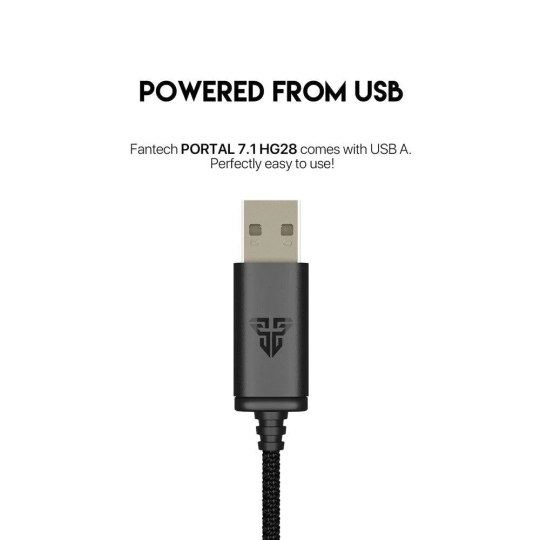 Fantech Portal 7.1 HG28 Gaming Headset – Virtual Surround Sound & Comfort