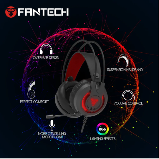 Fantech Chief II HG20 RGB Gaming Headset – Clear Sound & Stylish Design