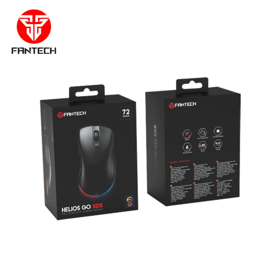 Fantech Helios XD5 Wireless Gaming Mouse – Ergonomic & High-Precision