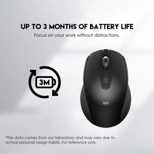 Fantech W191 Wireless Mouse – Silent Click & Ergonomic Design