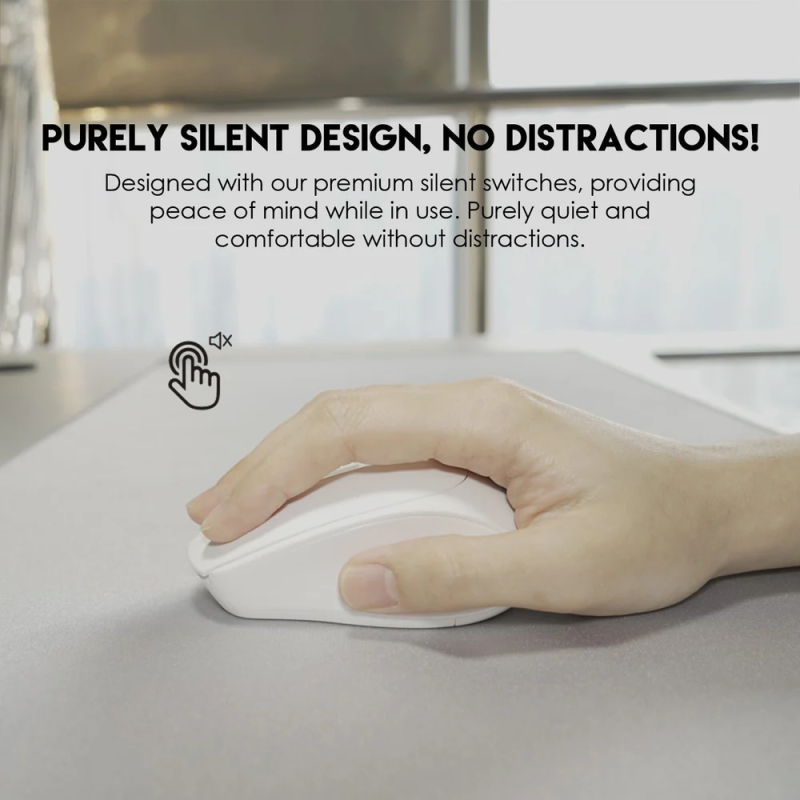 Fantech W191 Wireless Mouse – Silent Click & Ergonomic Design