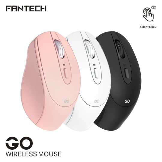 Fantech W191 Wireless Mouse – Silent Click & Ergonomic Design