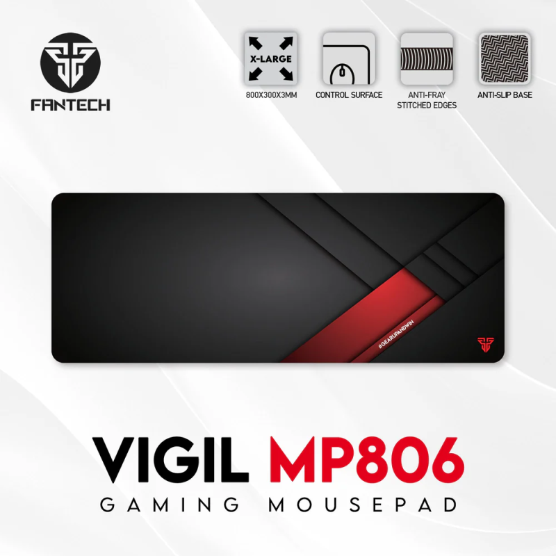 Fantech Vigil MP806 Gaming Mouse Pad – Durable & Smooth Surface