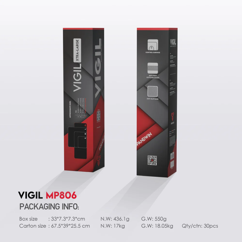Fantech Vigil MP806 Gaming Mouse Pad – Durable & Smooth Surface