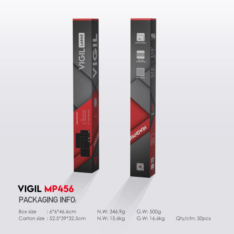 Fantech Vigil MP456 Gaming Mouse Pad – Smooth Glide & Durable