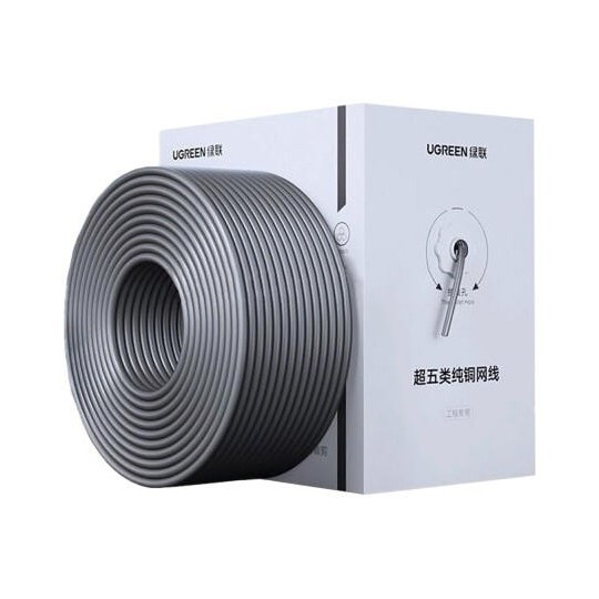 UGREEN Cat 6 Unshielded Engineering Cable 305m (Gray) - NW199 - 80671