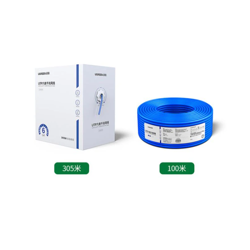 UGREEN Cat 6 U/UTP Patch Cord 23AWG Copper 100m - NW109 - 11257