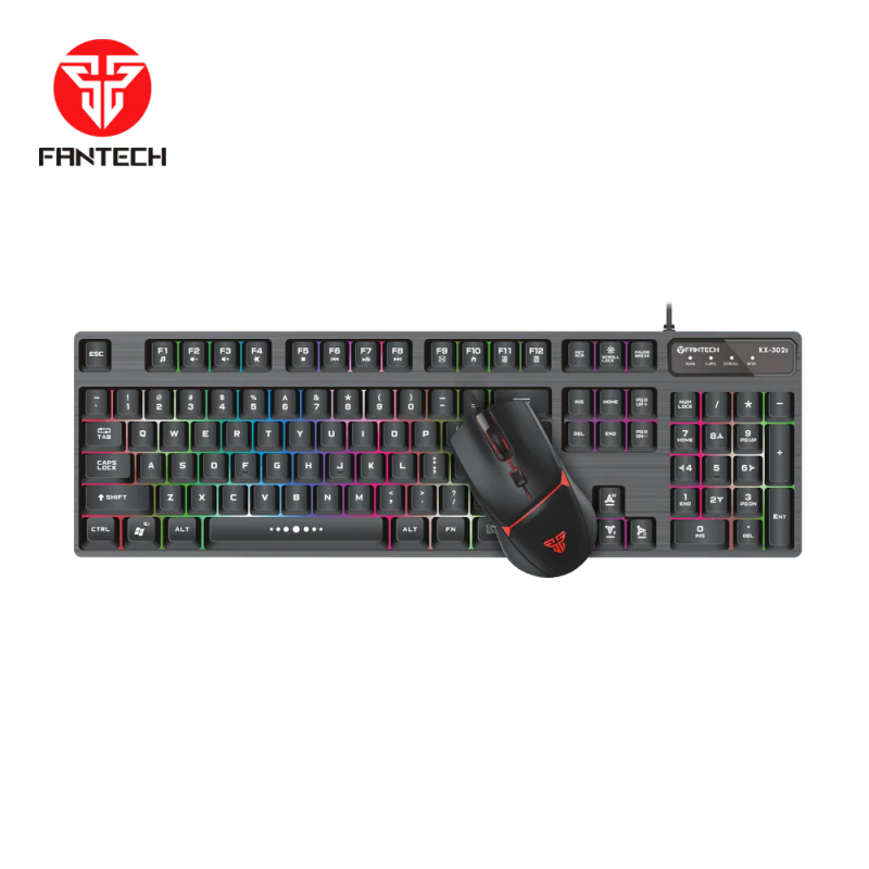 Fantech KX-302S Major Gaming Keyboard & Mouse Combo – Durable & Responsive Set