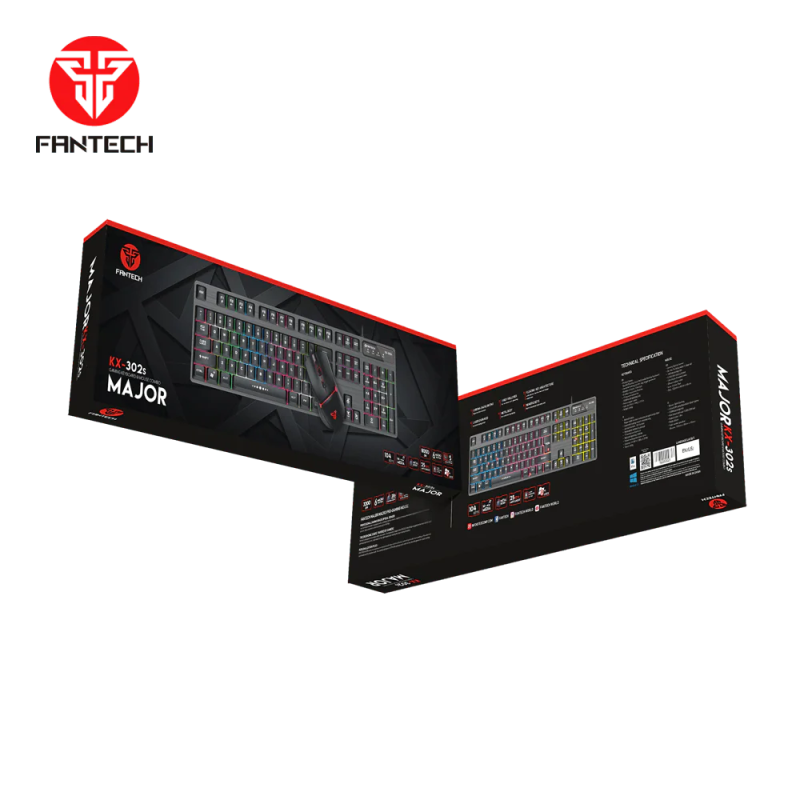 Fantech KX-302S Major Gaming Keyboard & Mouse Combo – Durable & Responsive Set