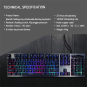 Fantech KX-302S Major Gaming Keyboard & Mouse Combo – Durable & Responsive Set