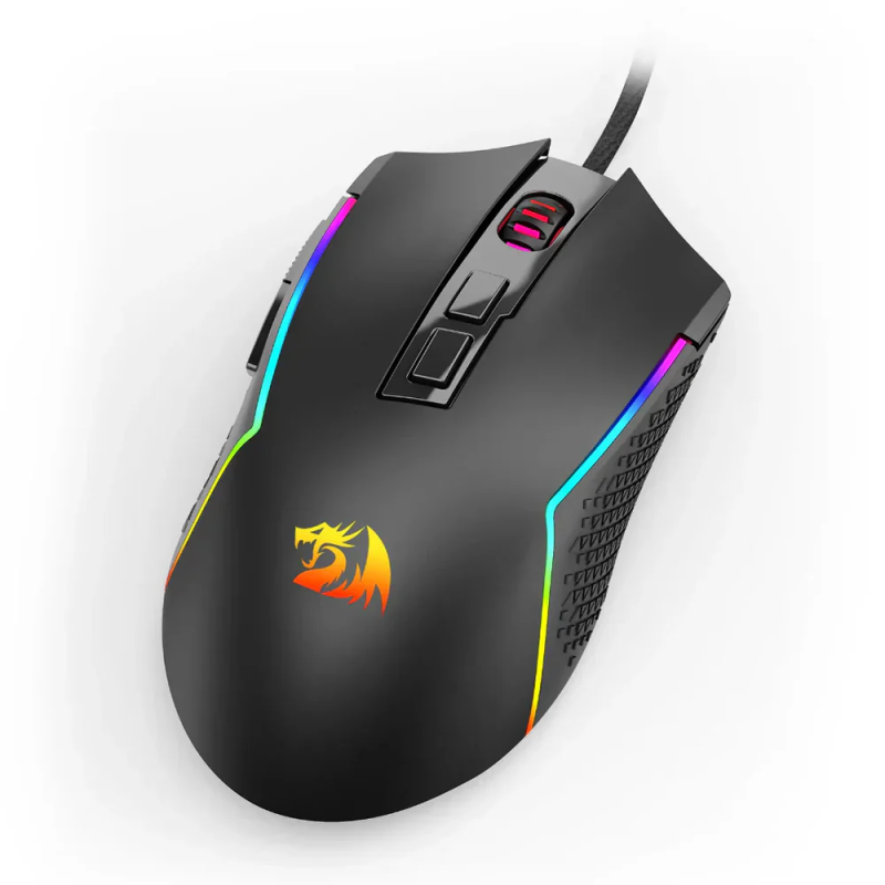 Redragon M613-RGB Trident Lite Wired Gaming Mouse – Black, Precision & RGB