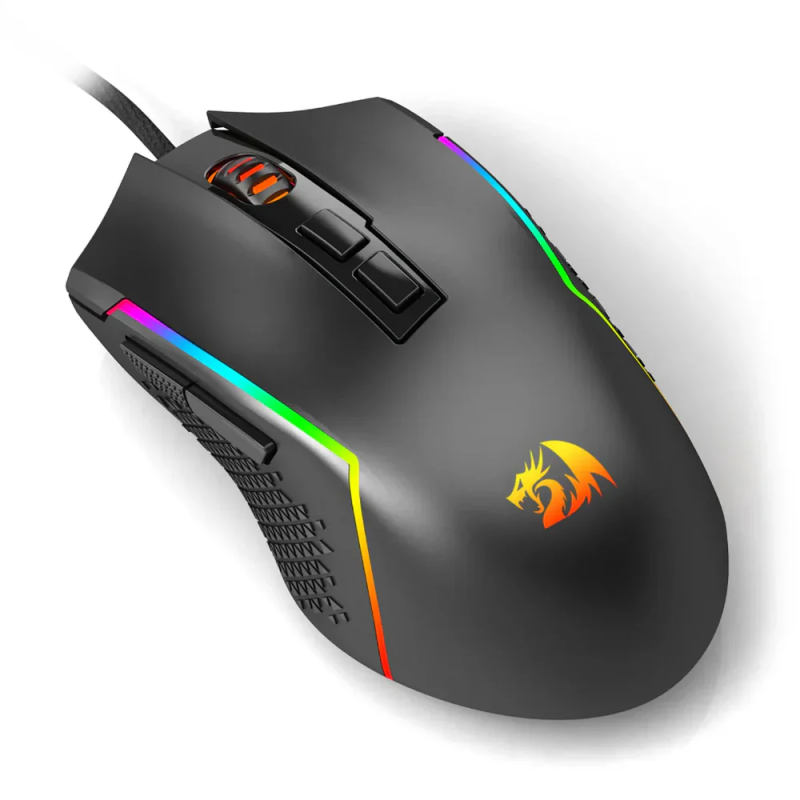 Redragon M613-RGB Trident Lite Wired Gaming Mouse – Black, Precision & RGB