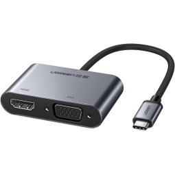 UGREEN USB-C to HDMI + VGA Adapter with PD (simultaneously use) - CM162 - 50505
