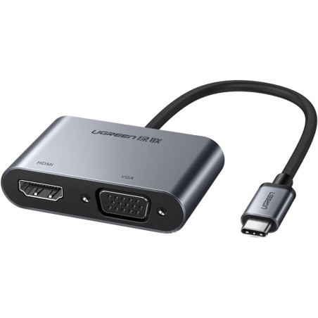 UGREEN USB-C to HDMI + VGA Adapter with PD (simultaneously use) - CM162 - 50505