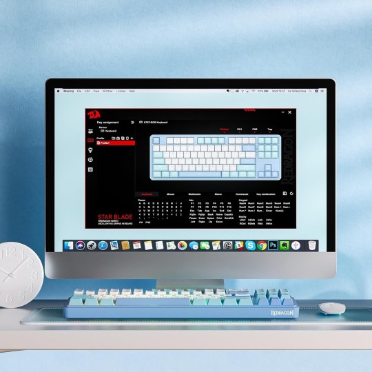 Redragon K707 80% Wired RGB Gaming Keyboard – Gasket Mount & Compact Design