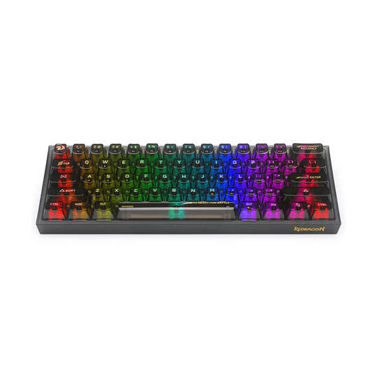 Redragon K617CTB-RGB 60% Wired RGB Gaming Keyboard – Compact & Responsive