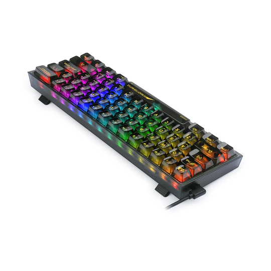 Redragon K617CTB-RGB 60% Wired RGB Gaming Keyboard – Compact & Responsive