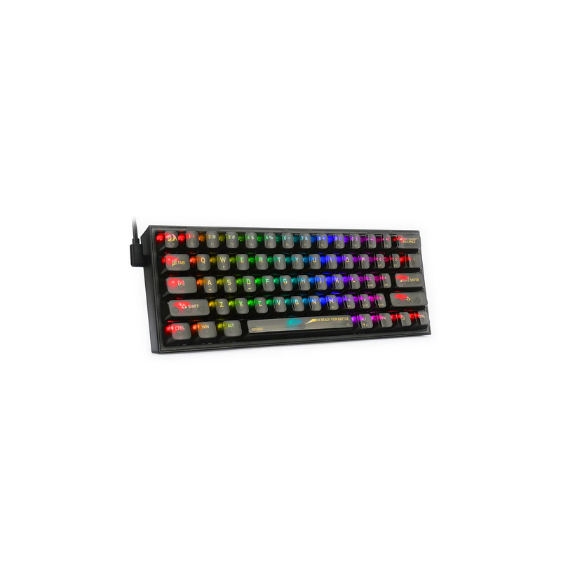 Redragon K617CTB-RGB 60% Wired RGB Gaming Keyboard – Compact & Responsive