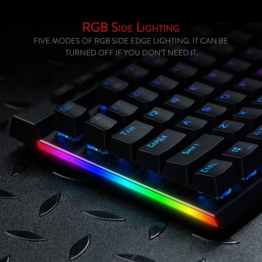 Redragon K580 VATA RGB Mechanical Gaming Keyboard – LED Backlit & Responsive