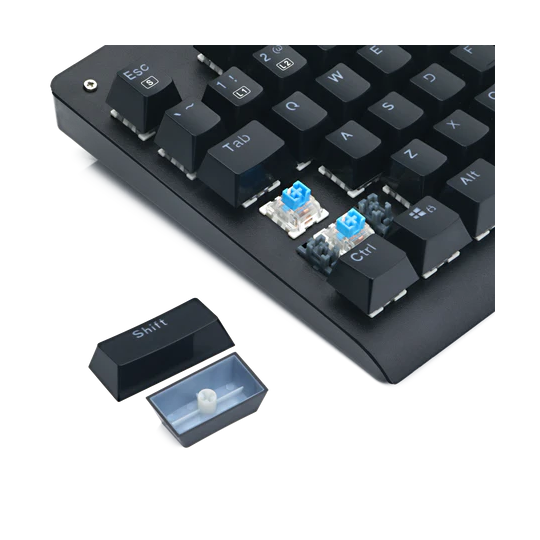 Redragon K568 Dark Avenger 87-Key RGB Mechanical Gaming Keyboard – Compact & Durable