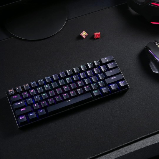 Redragon K530 Pro Draconic 60% Mechanical Keyboard – Bluetooth, 2.4GHz & Wired