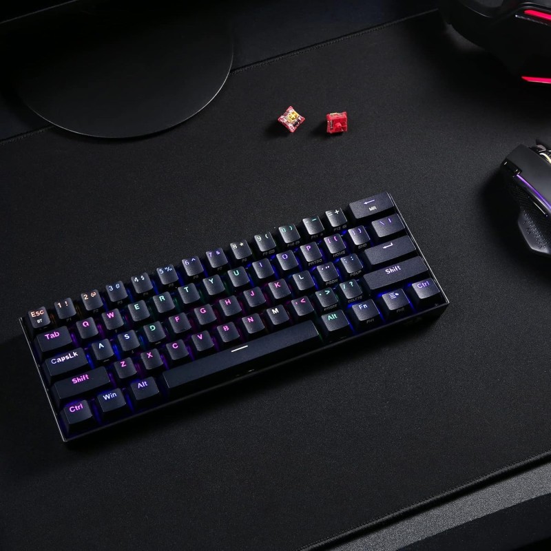 Redragon K530 Pro Draconic 60% Mechanical Keyboard – Bluetooth, 2.4GHz & Wired