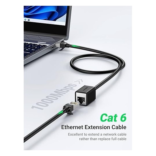 UGREEN Cat6 F/UTP Male To Female Ethernet Extension - NW112 - 11278