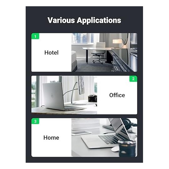 UGREEN Cat6 F/UTP Male To Female Ethernet Extension - NW112 - 11278
