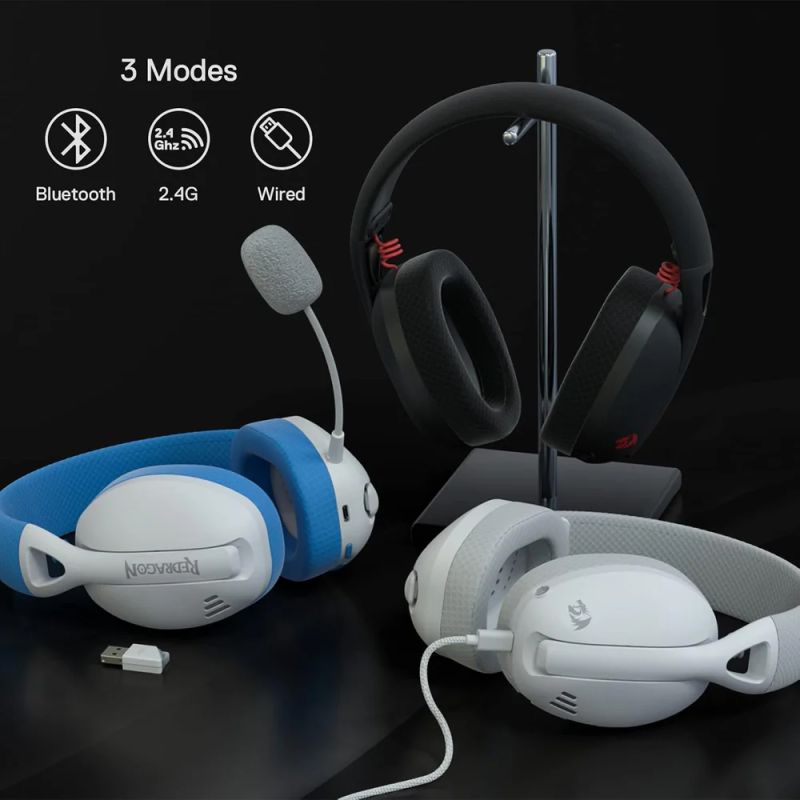 Redragon H848 Wireless Gaming Headset – Lightweight & Immersive Sound