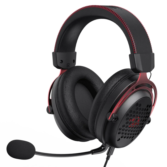 Redragon H386 Diomedes USB Gaming Headset – 7.1 Surround Sound & RGB Lighting (Black)