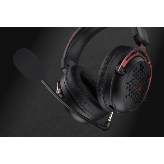 Redragon H386 Diomedes USB Gaming Headset – 7.1 Surround Sound & RGB Lighting (Black)