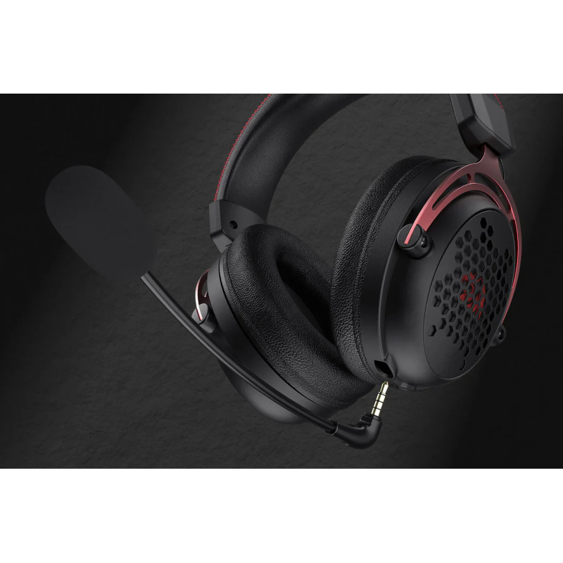 Redragon H386 Diomedes USB Gaming Headset – 7.1 Surround Sound & RGB Lighting (Black)