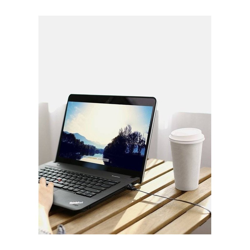 UGREEN Cat 6 U/UTP Pure Copper Ethernet Flat Cable(Black) - NW101 - 50184