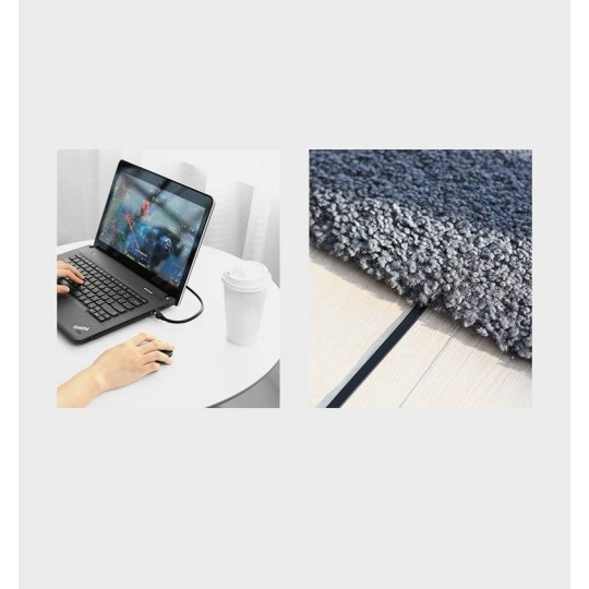 UGREEN Cat 6 U/UTP Pure Copper Ethernet Flat Cable(Black) - NW101 - 50184