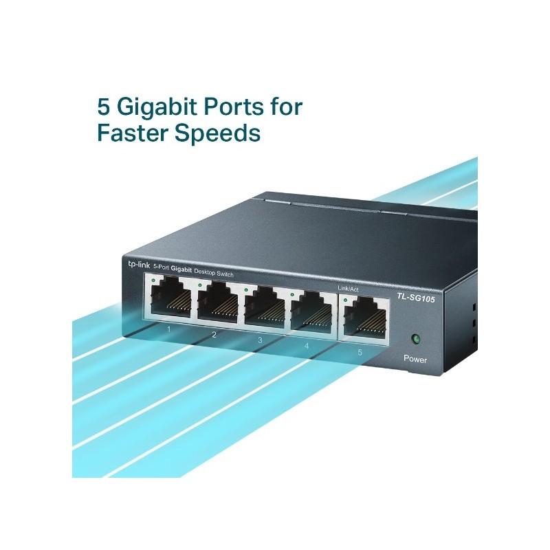 TP-LINK SG105 / 5-Port Gigabit Desktop Switch
