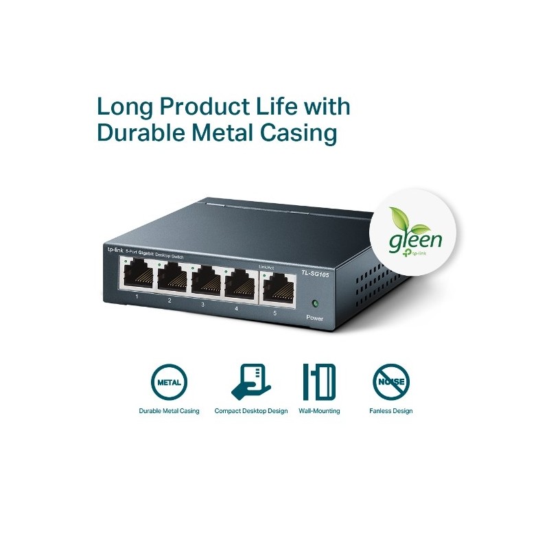 TP-LINK SG105 / 5-Port Gigabit Desktop Switch