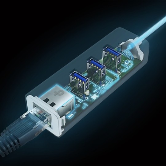 TP-LINK UE330C USB Type-C 3-Port Hub & Gigabit Ethernet Adapter