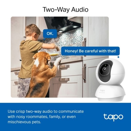 TP-LINK Tapo C230 Pan/Tilt AI Home Security Wi-Fi Camera