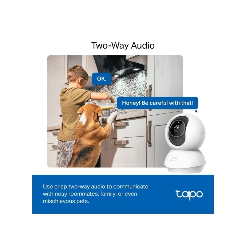 TP-LINK Tapo C230 Pan/Tilt AI Home Security Wi-Fi Camera