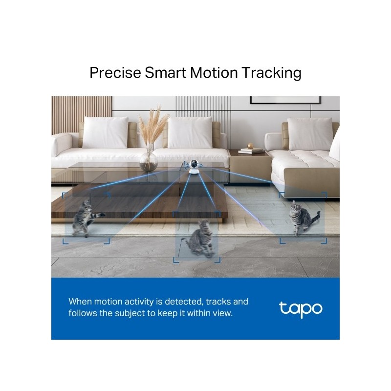 TP-LINK TC74 Pan/Tilt AI Home Security Wi-Fi Camera