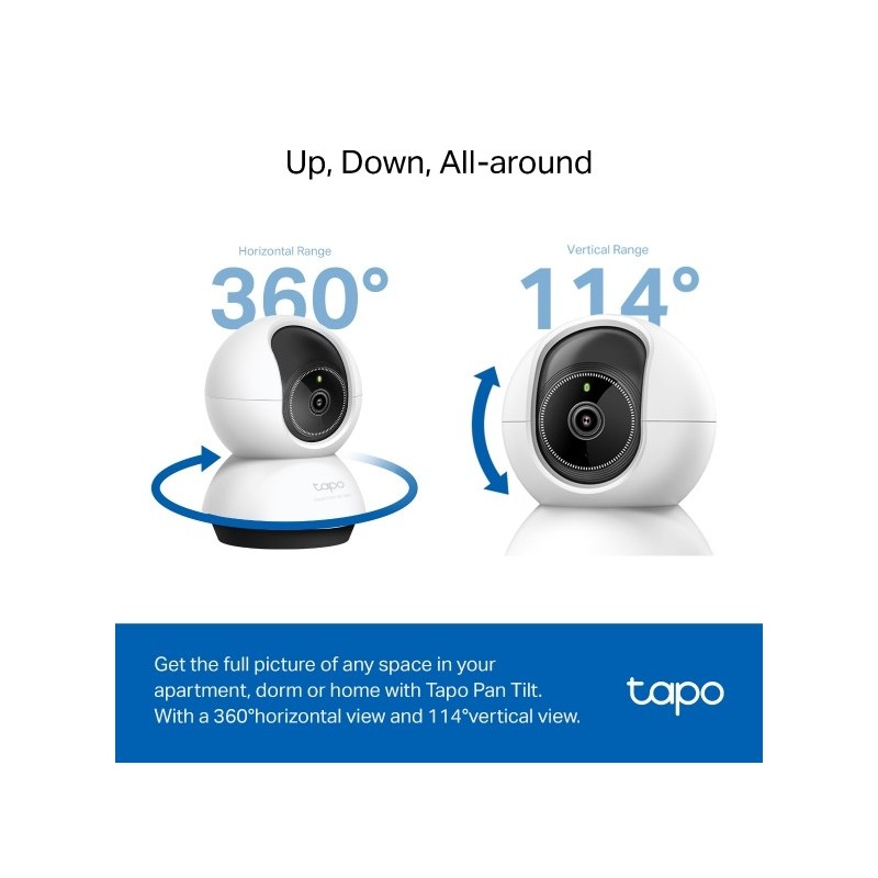 TP-LINK TC74 Pan/Tilt AI Home Security Wi-Fi Camera