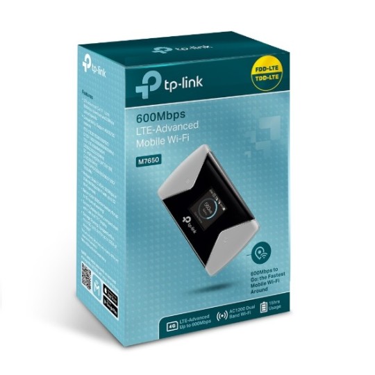 TP-LINK M7650 / 600Mbps LTE- Advanced Mobile Wi-Fi
