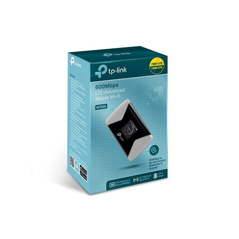 TP-LINK M7650 / 600Mbps LTE- Advanced Mobile Wi-Fi