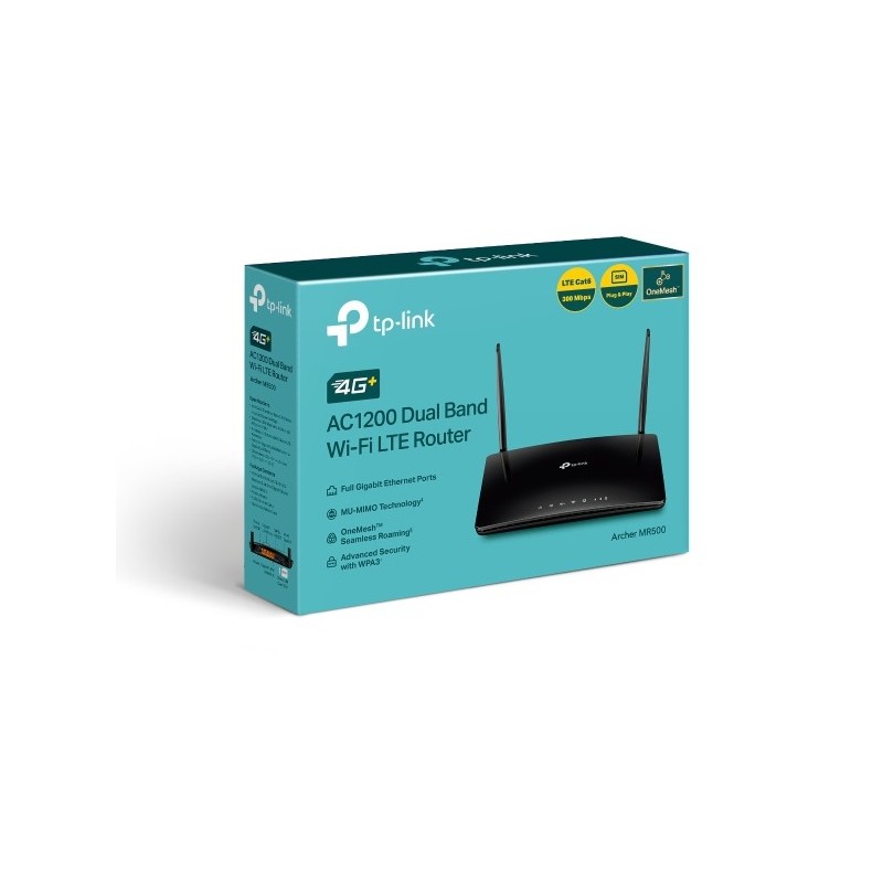 TP-LINK Archer MR500 / 4G+ Cat6 AC1200 Wireless Dual Band Gigabit Router