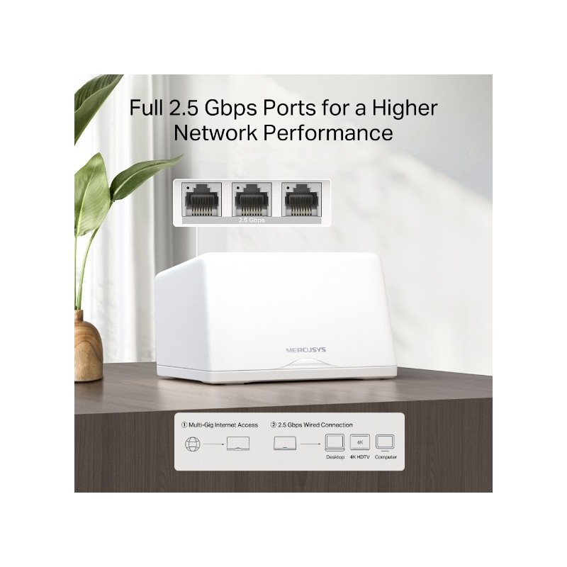 TP-LINK Halo H47BE (2-pack) / BE9300 Whole Home Mesh Wi-Fi 7 System