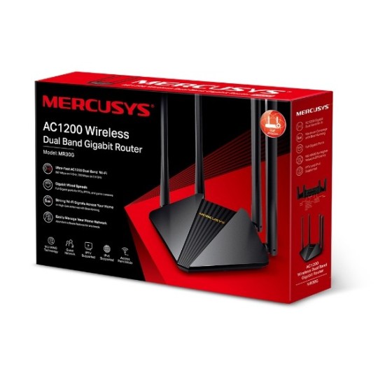 Mercusys MR30G / AC1200 Wireless Dual Band Gigabit Router
