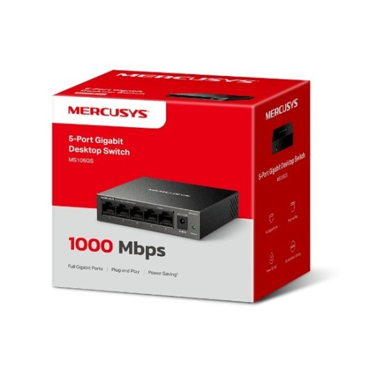 Mercusys MS105GS / 5-Port Gigabit Desktop Switch