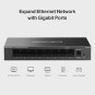 Mercusys MS108GS / 8-Port Gigabit Desktop Switch