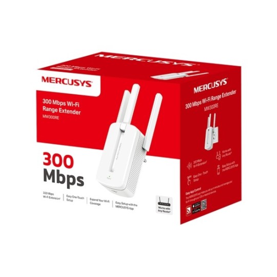 Mercusys MW300RE / 300Mbps Wi-Fi Range Extender