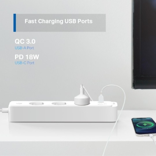 TP-LINK Tapo P300 - Smart Wi-Fi Power Strip